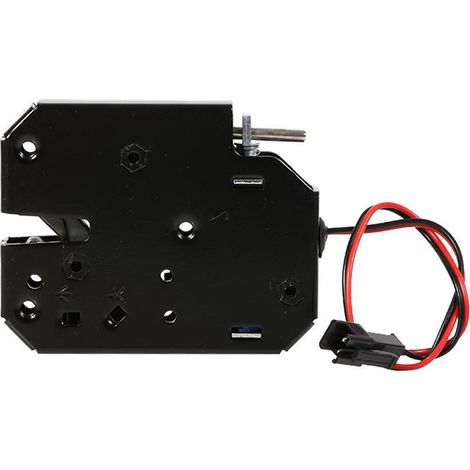 12V 2A Elektromagnetisches Schloss für Schaltschränke, Schubladenriegel aus schwarzem Kohlenstoffstahl, industrielles Sicherheitsschloss (1/5)