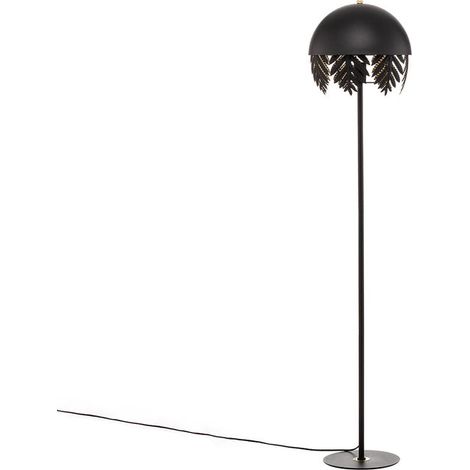 [GEBRAUCHT] B-Ware Lucande Stehlampe Stehleuchte schwarz gold Eisen Schalter 160 cm E27 LED Leuchte (1/2)