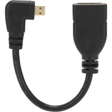 Adaptateur Câble HDMI Coudé pour Télévision Haute Définition (1/5)