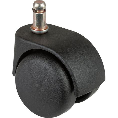 BS-R Bürostuhlrolle harte Lauffläche Einschlagstift 10x22mm (1/2)