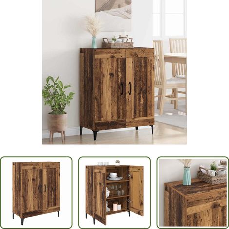 vidaXL Altholz Schrank - Sideboard Altholz 69,5 x 34 x 90 cm Holzwerkstoff (1/5)