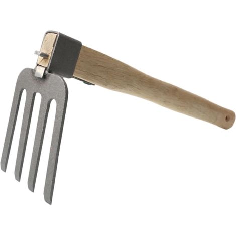 Hacke, Grubber, Unkrautbekämpfungszubehör, langer Griff, Gartengabel, Grabgabel, Handwerkzeug, Bodenlockerung, Jäten, Rechen, robuster Stahl
