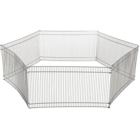 TRIXIE Enclos metal galvanise - O90cm - Pour petit animal (1/2)