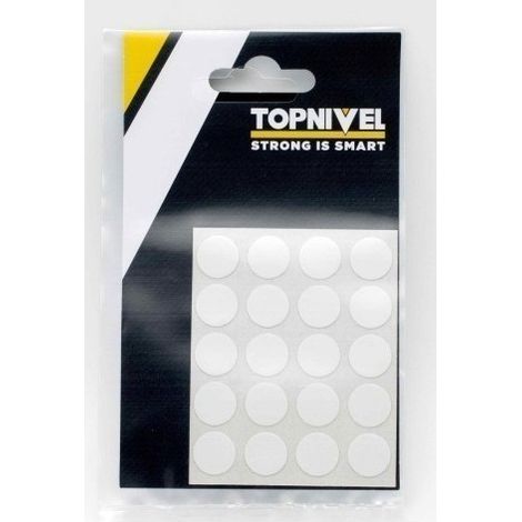 Tapon Cubretornillo Adhesivo 13Mm Bl Nivel 20 Pz