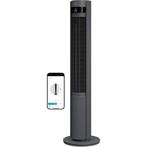 Duux Elevate Smart – Ventilateur Colonne Silencieux avec Ioniseur – 26 Vitesses & Mode Nuit - Gris