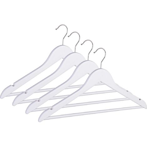Set quattro grucce cloth naturale