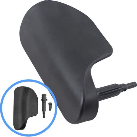 Poignée de déverrouillage du capot de rechange pour Audi TT TTS 2007-2014 – Plastique ABS noir – Installation professionnelle recommandée - 8J1823533C (1/5)