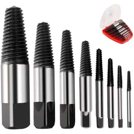 8pcs Professional Screw Extractor Set for Removing Damaged Screws (1/4)