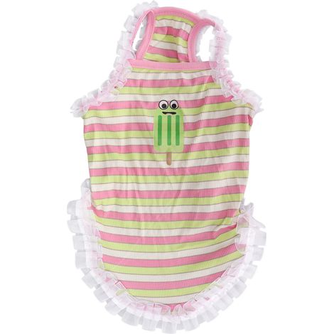 Robe En Dentelle Pour Chien - Tissu Coton Respirant - Tenue Fête Mariage Noël - Taille XL (1/5)