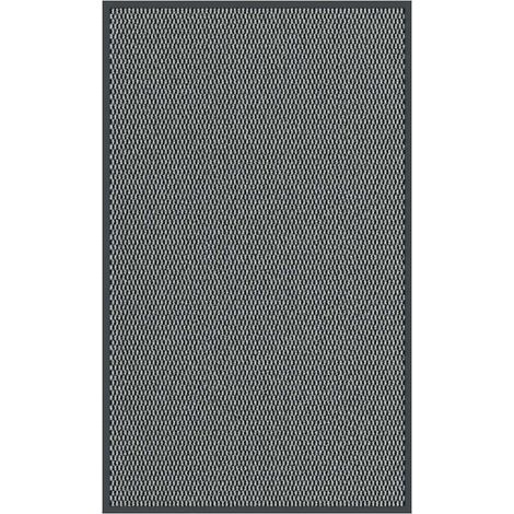 Zerbino antracite 90 x 150 cm assorbente antiscivolo adatto per interni ed esterni in PP antracite 020058099