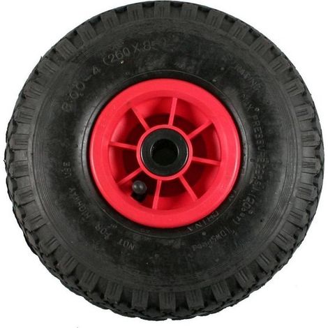 Pneus de rechange pour brouette/roue/chariot à main/poussette 26 cm - Roues de rechange pour brouette