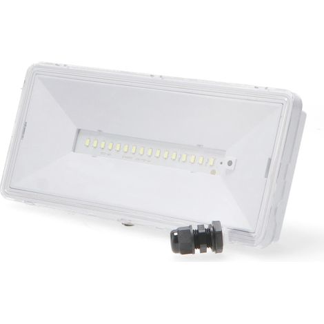 IluminaShop - Emergencia LED 3W Estanca IP54 (1/2)