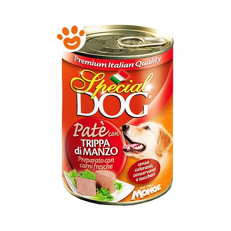 Monge Special Dog Adult Patè Trippa di Manzo - Monge Special Dog Adult Patè Trippa di Manzo - Lattina Da 400 Gr