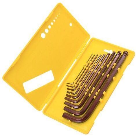 9PCS Hex Key Allen Wrench Set, Metric/SAE (1/5)