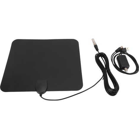 Antenne TV numérique HD amplifiée 25dBi 4K 980 km, compatibles 720P 1080i 1080P ATSC, réception longue portée (1/5)