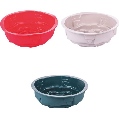STAMPO ROSA DOLCI SILICONE 23.5X8.5CM 3 COLORI ASSORTITI (1/5)