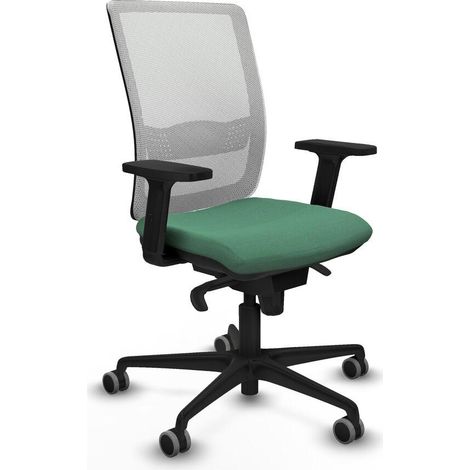 Piqueras y Crespo Silla Haches negra cómoda para oficina (1/3)