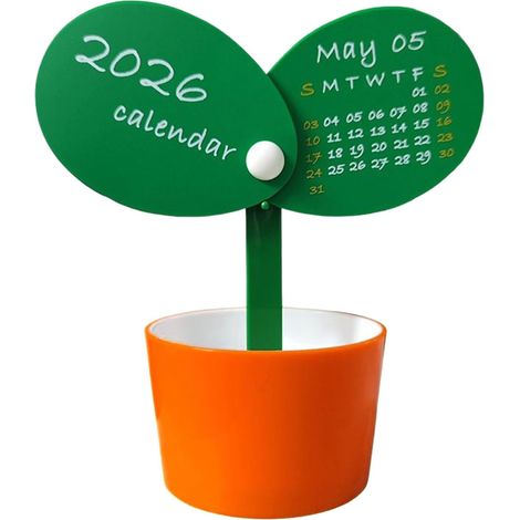 Calendrier De Bureau 2026 Organisateur De Forme Élégante - Calendrier De Bureau 2026 Cube Porte-stylo - Pour Hommes Femmes Collègues Bureau Noël Employé Mâle Nouvel An Adultes Fest (1/5)
