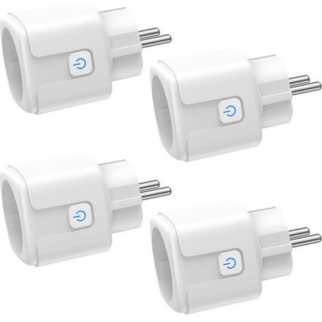 Prise connectée WiFi 16A 3680W – Contrôle à distance et commande vocale – Compatible Alexa et Google – Mesure de consommation électrique (1/5)