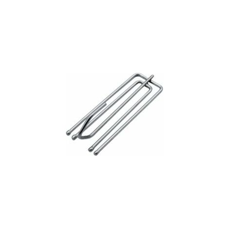 50 ganchos de acero inoxidable para cortinas pesadas de ventanas y puertas - Crezuo (1/4)