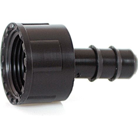RACCORDO PORTAGOMMA CON GHIERA PER TUBO IN POLIETILENE  mm. 16x3/4 100.00 pz