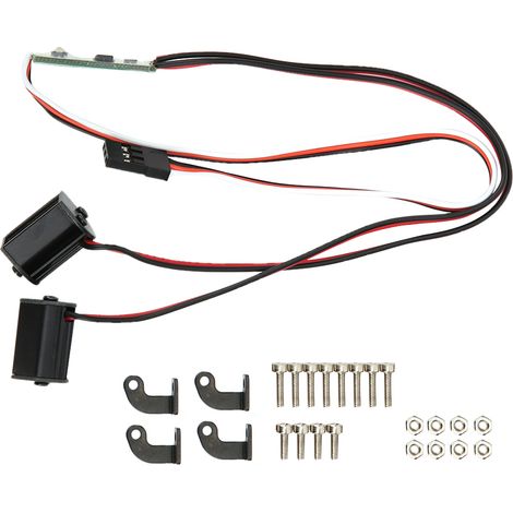 Phare LED RC modèle plastique pour TRX4/SCX10 1/10 crawler overland voiture accessoire (1/5)