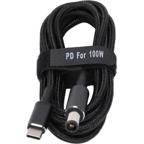 Câble de charge rapide PD JORINDO pour ordinateur portable, âme en cuivre pur à haute densité, résistant à l'étirement, chargeur USB-C puissant (1/5)
