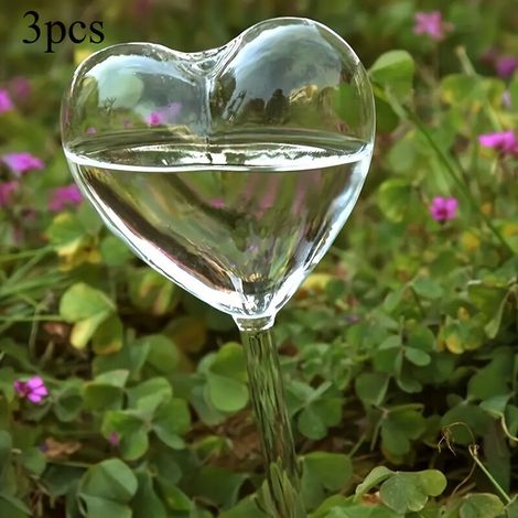 Arroseur Automatique - Verre Transparent - Système Goutte À Goutte - Pour Plantes D Intérieur - Lot De 3 (1/5)
