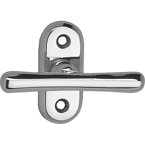 GRUNDMANN Triebolive WG ELEGANT 526 - VK 7 x 35 mm, Rosette 30 x 69 mm, Alu poliert, 1 Stück  Zubehör Türbeschläge