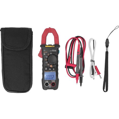 Stromzangen-Multimeter mit Digitalanzeige, Amperemeter und Voltmeter, Prüfgerät für Wechsel- und Gleichstromkreise