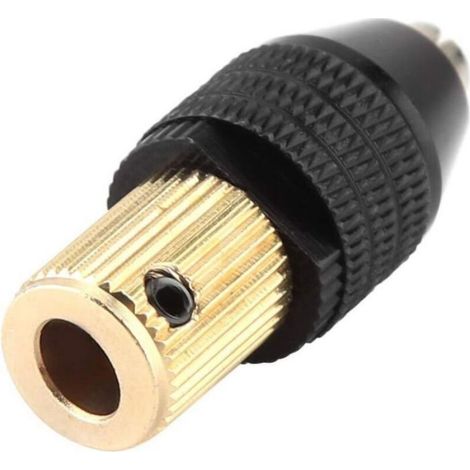 Mini Mandrin Auto-serrant - Stabilisation Triangulaire - Texture Antidérapante - Pour Mini Perceuse Électrique - 1 Pièce (1/5)