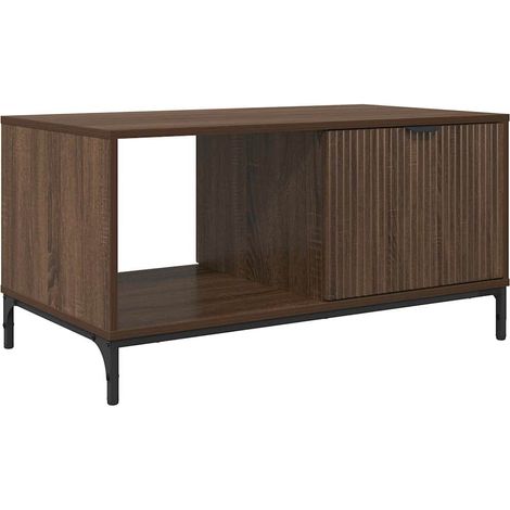 Maison Exclusive - Tavolino da salotto con cassetto Rovere Marrone 90 x 49 x 46 cm