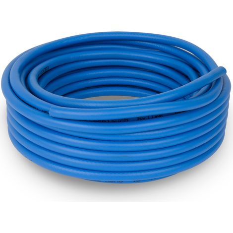 Eberth – Tuyau à air comprimé 15m – Ø6mm, 20 bar, flexible, résistant aux UV et aux huiles – Compatible compresseurs et outils pneumatiques