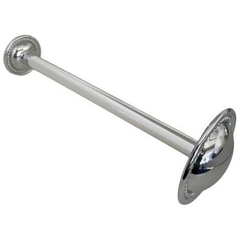 TENDAGGIMANIA Reggi Tenda FERMATENDA EMBRASSE in Ottone per Tenda a Parete, 20 CM x 70 MM - Colore Cromo