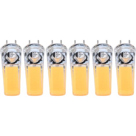 Stück GY6.35 Glühbirnen, 5 W COB-Lampen, 500 lm, Silikon-Deckenlampenlampen für Wohnzimmer, warmweiß (1/5)