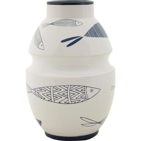 Vase Aurel Dmora, en Céramique Blanche (1/5)