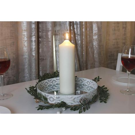 Christmas Candle Long Burn Pillar Candle 24cm (150hrs)