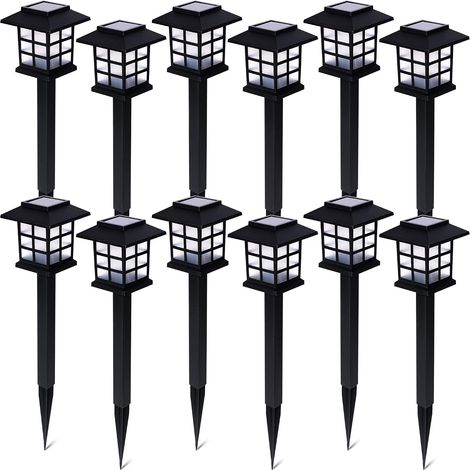 Solarleuchten für den Außenbereich – Set mit zwölf hochwertigen, regensicheren, hellen LED-Leuchten für Einfahrt, Terrasse und Garten (12 Stück) (1/5)