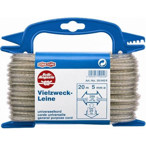 Conacord Drahtseil Ø 5 mm x 20 m Wäscheleinen