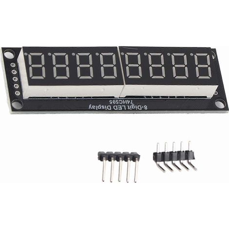 Digitales LED-Röhrenanzeigemodul, 8-stellig, 7-Segment, 0,36 Zoll, TM1637-Treiberchip, gelb