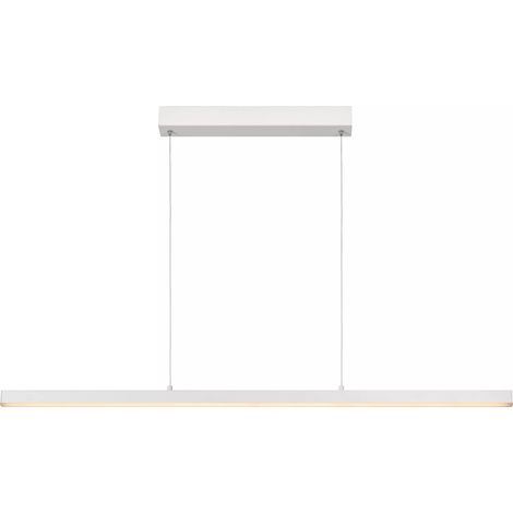 Lampada a sospensione moderna bianca 120cm Lucide Sigma LED 30W (1/3)