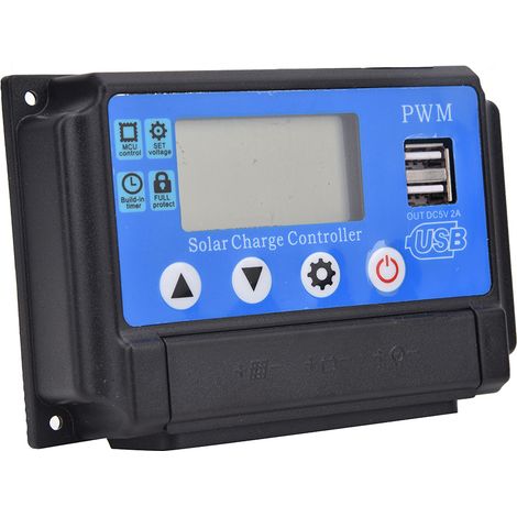 Régulateur de Charge Solaire PWM 12V/24V 10-60A avec Suivi Automatique YCX-002 (1/5)