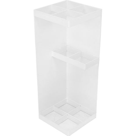 Robuster, minimalistischer Schirmständer mit abnehmbarer, weißer Tropfschale für Hotellobbys und Wohnungen (1/5)