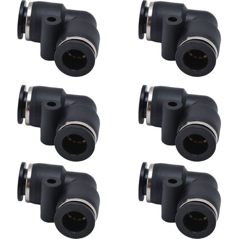 10 connecteurs pneumatiques en ABS durable et remplaçable, accessoires de connexion pratiques pour équipements d'automatisation. (1/5)