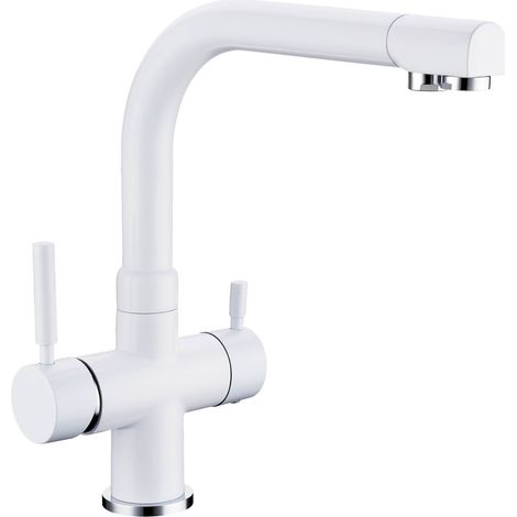 Robinet mitigeur 3 voies - Blanc - Denali - Gamme ''PARK'' (1/5)