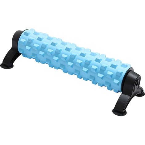 Rullo massaggiante in schiuma EVA con colonna standard, strumento per massaggio completo del corpo per stretching, esercizi per le braccia, pilates sportivo - Blu (1/5)