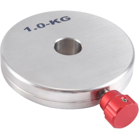Marteau robuste en acier inoxydable avec contrepoids de 1 kg et alésage intérieur de 20,5 mm, compatible avec les montures équatoriales de télescope. (1/5)