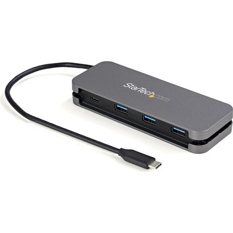 StarTech.com HB30CM3A1CB hub & concentrateur USB 3.2 Gen 1 (3.1 Gen 1) Type-C 5000 Mbit/s Noir, Gris (1/4)