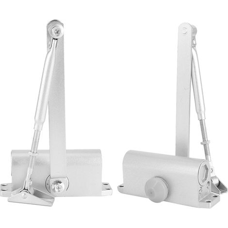Ferme-porte coupe-feu, amortisseur hydraulique à fermeture automatique, ressort à 90°, dispositif de positionnement, format compact, 45 kg (1/5)