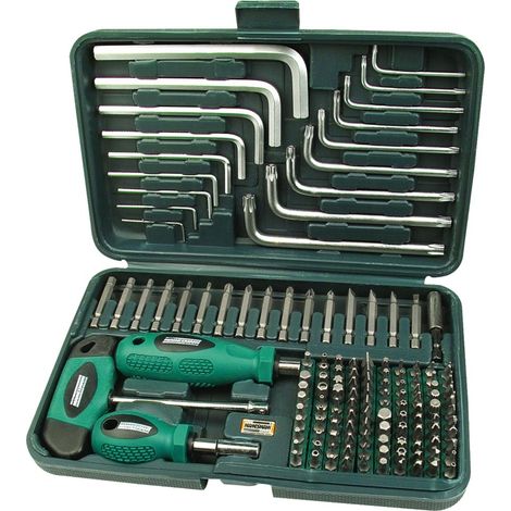 BRÜDER MANNESMANN Bit-Box Set, 139 pièces dans une boîte